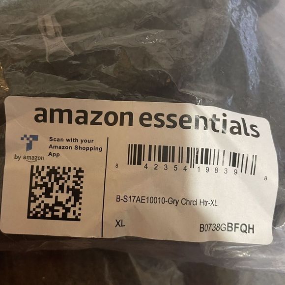 Amazon Essentials Fleece jackets Big Boys full zipper high collar 2XL 14-16 Gray - Picture 8 of 8